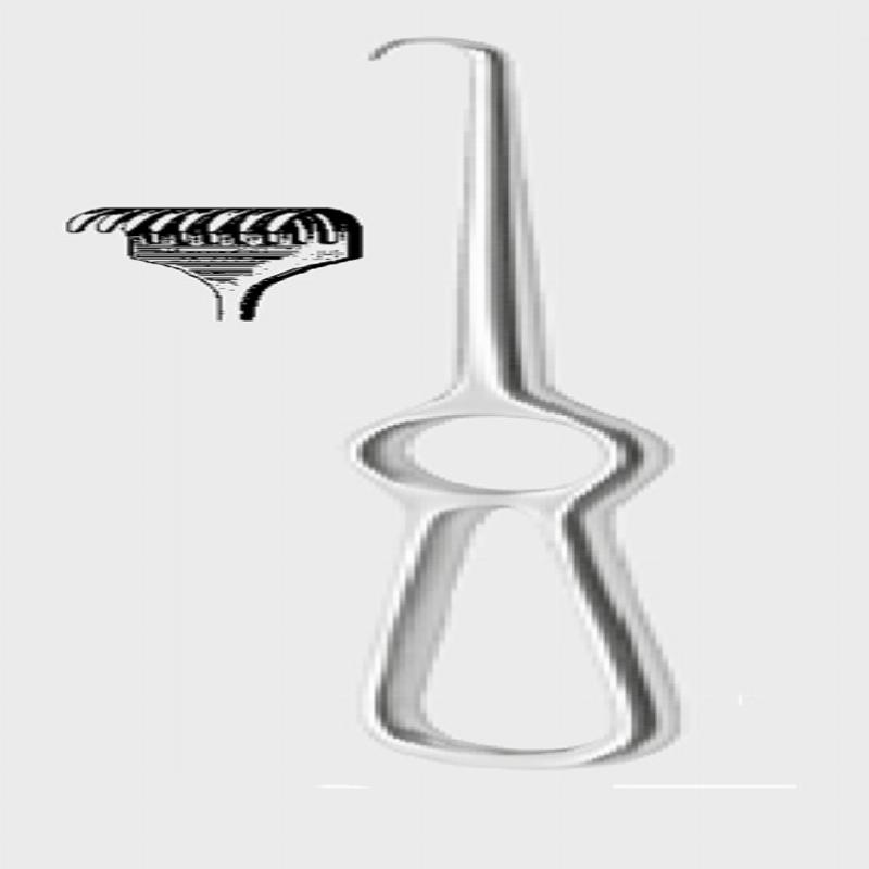 Ретрактор КОХЕР (KOCHER), напівгострий, 22,0 см (cm) 40x15 мм (mm)